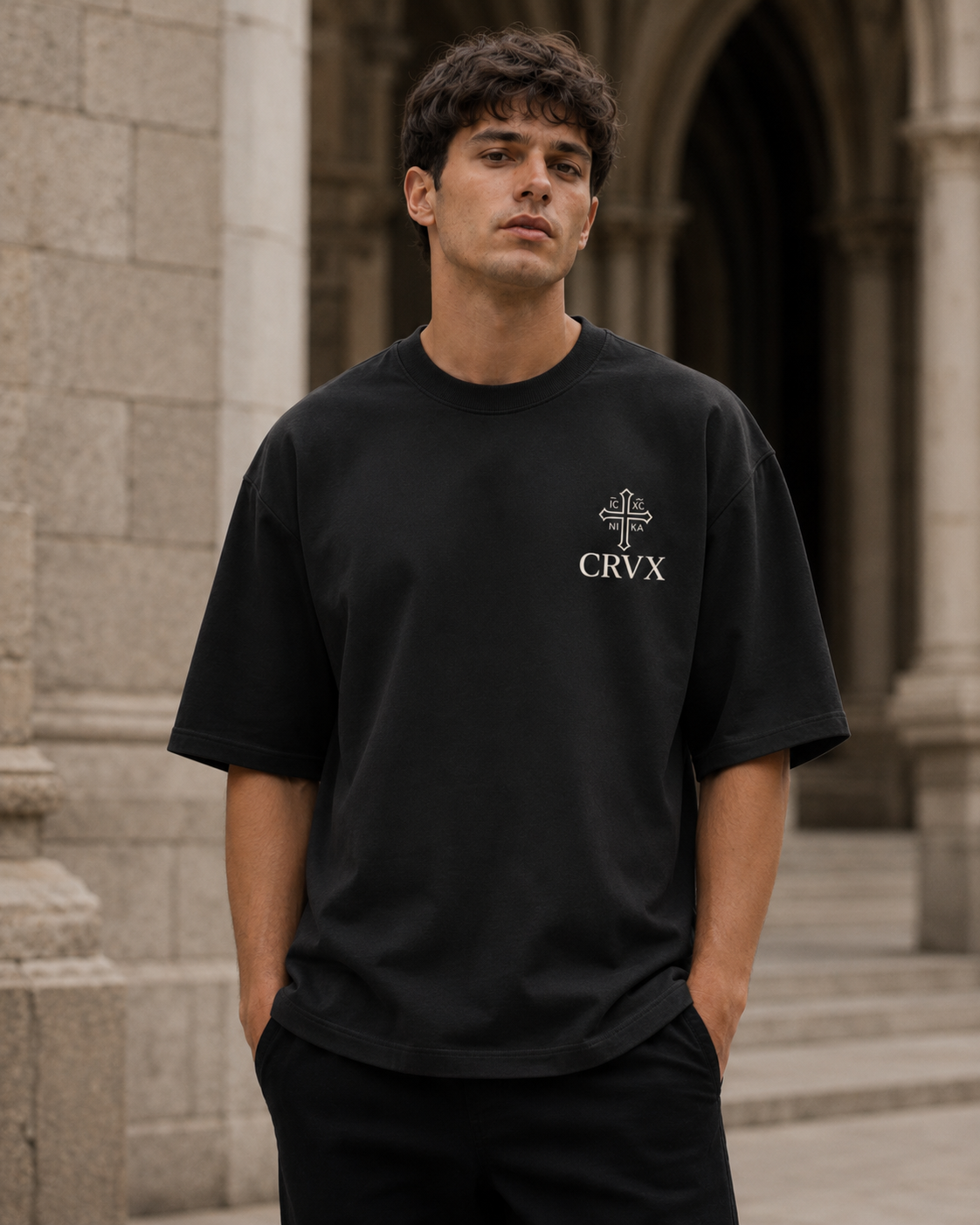 CRVX Holy George Oversized T-Shirt