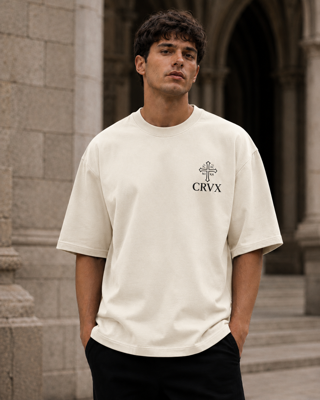 CRVX Holy George Oversized T-Shirt